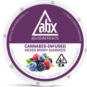 ABX All-Natural Cannabis – MIXED BERRY GUMMIES